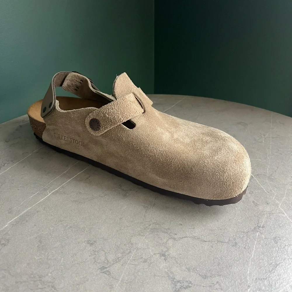 Birkenstock Tokio Clogs Taupe 41 Reg Width